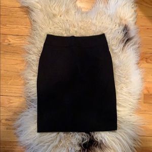 Black pencil skirt